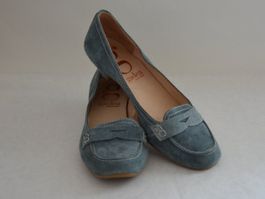Pumps Wildlederschuhe blau Gr. 37