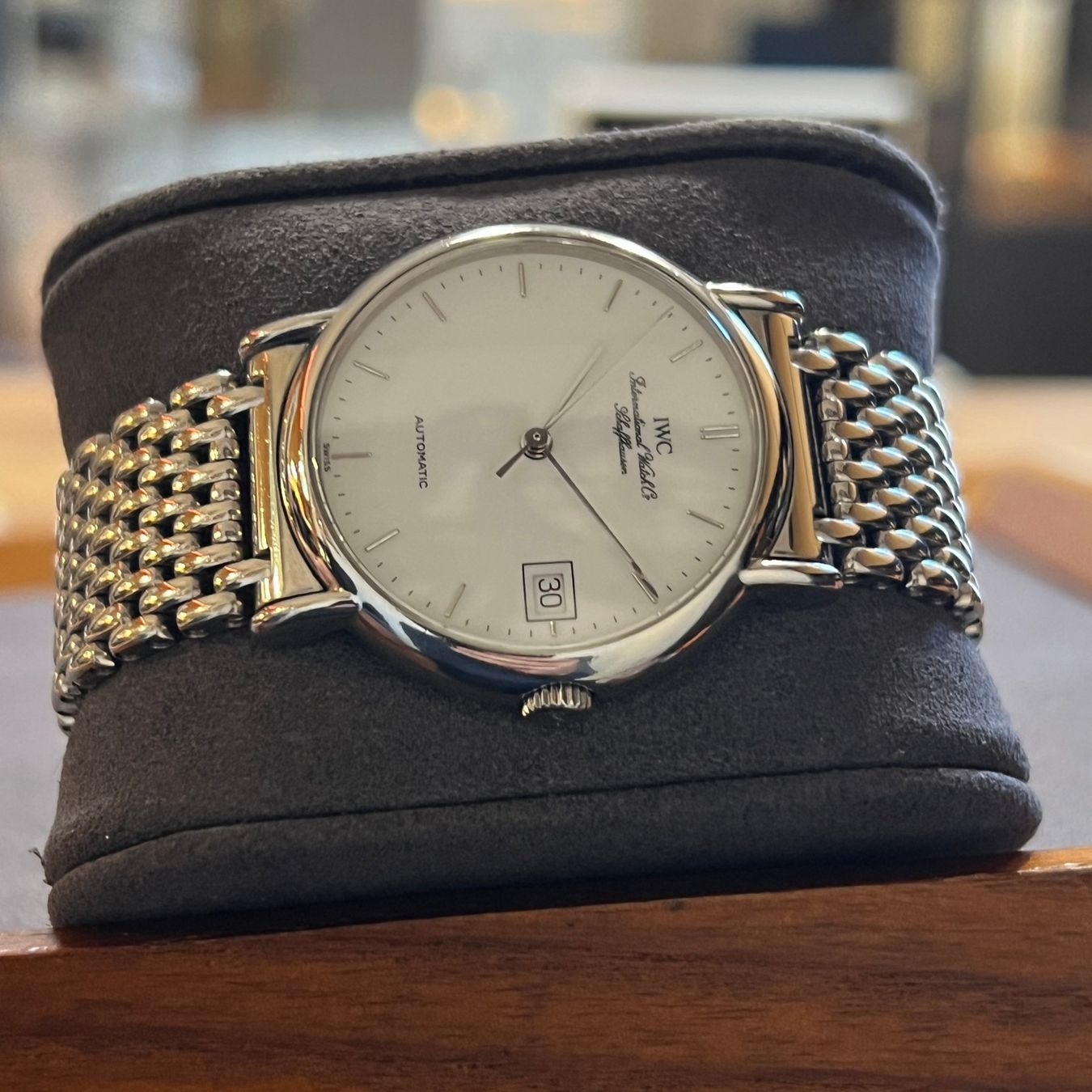 IWC Uhren: IWC Portofino Automatic White Dial Full Set 3513 – Gebraucht aus Carouge GE von Watchaser 6