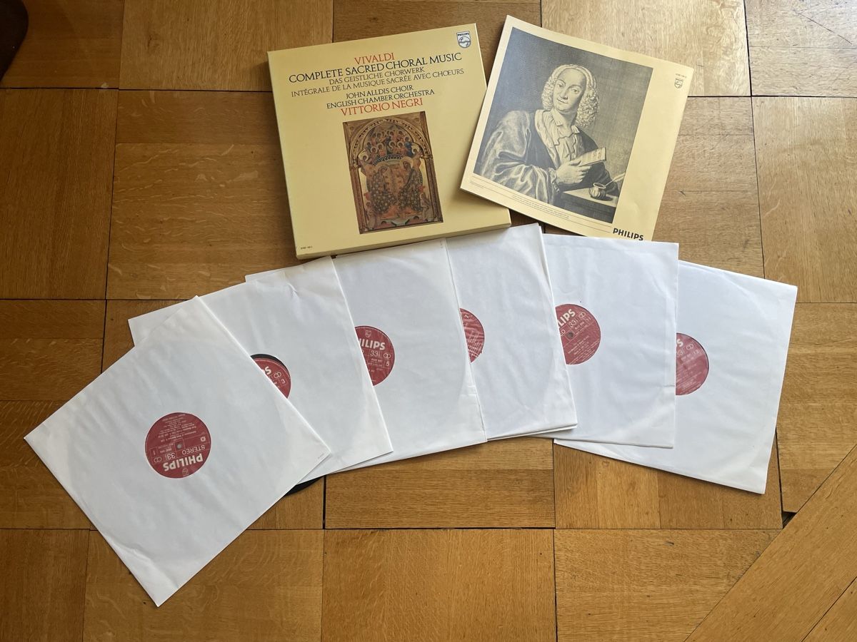 Dischi in vinile: Vivaldi Complete sacred choral music – Usato da Chexbres venduto da pierre06 2
