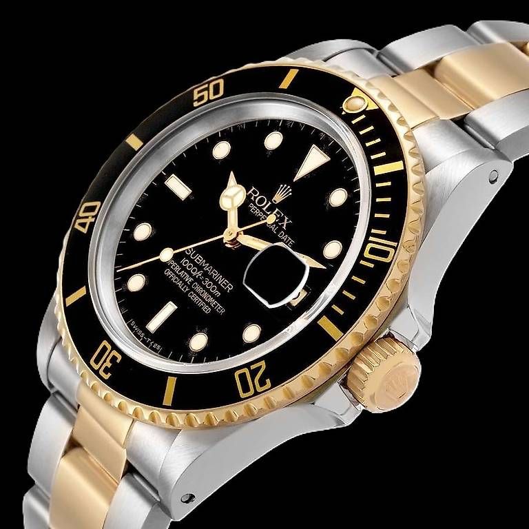 Rolex Montres: ROLEX SUBMARINER ACC E ORO 18 KT - REF. 16803 - Anno 1986 – D'occasion à Grancia par Gioielleria_DoroTi 1