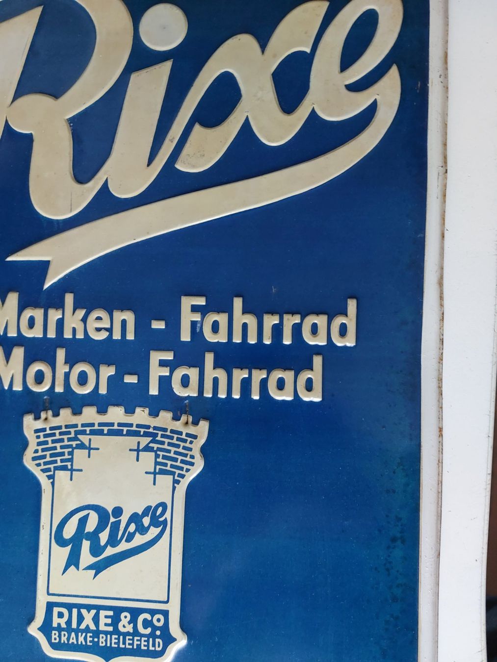 Sachs Schilder: Blechschild Rixe Fahrrad Mofa plaque tôle – Gebraucht aus Schenkon von Elbarto007 6