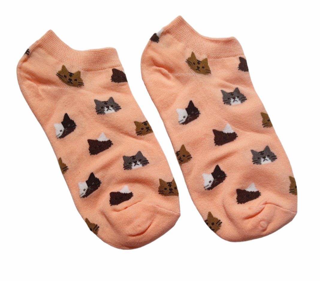 Socken: Sneaker-Socken Katzen / Cats – Neu und originalverpackt aus Zürich von amysmith