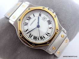 CARTIER SANTOS OKTAGON 18K/SS AUTOMATIK 30MM HERREN/UNISEX