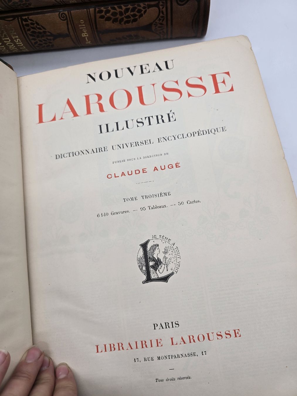 Libri: Nouveau Larousse illustré 1901 – Usato da Bière venduto da BellayServices 5