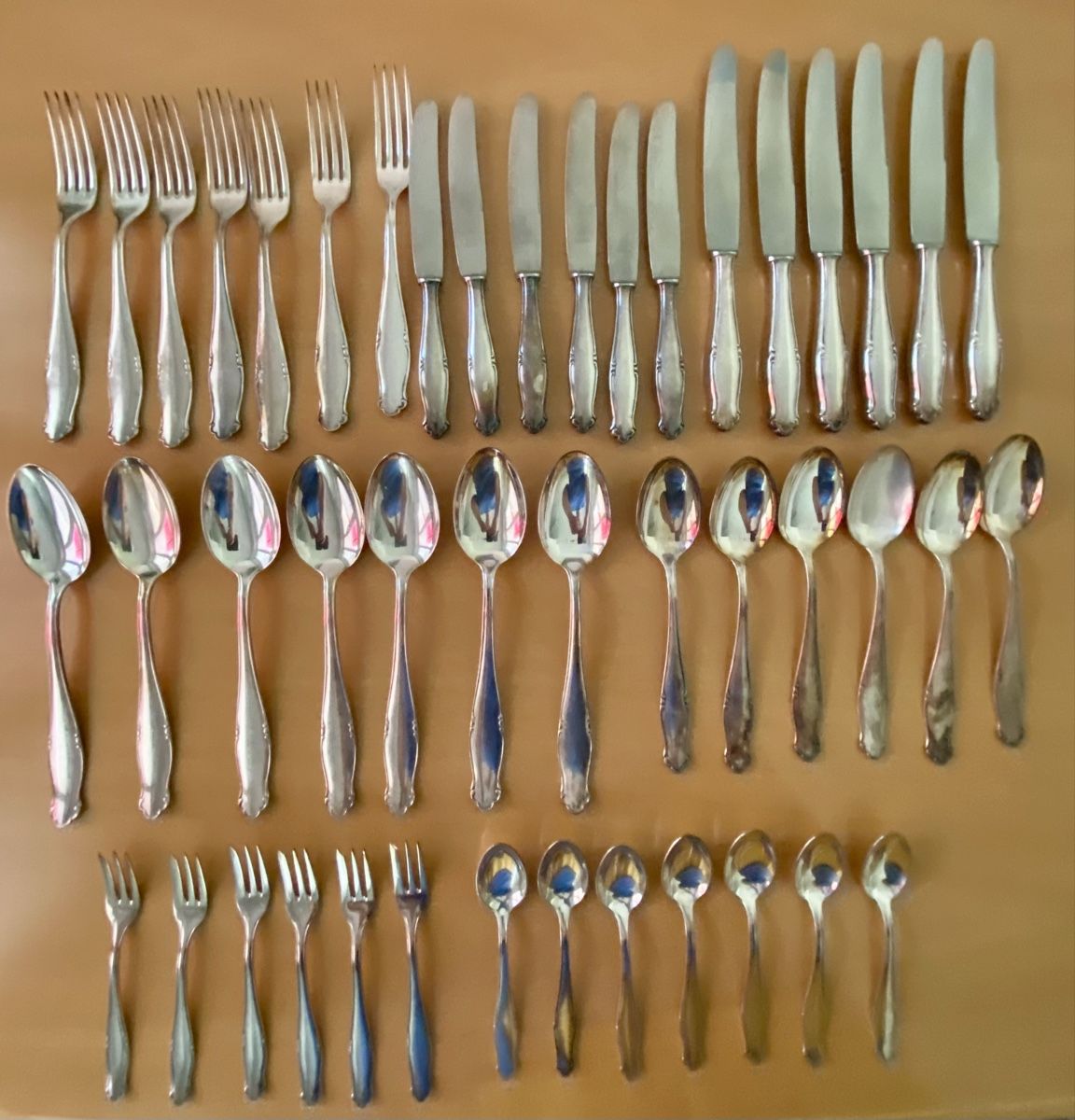 Set di posate: Besteck versilbert  – Usato da Lüsslingen venduto da Elischa1 2
