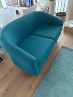 Maisons du Monde Canapé 2 pls Maisons du Monde | Bleu canard