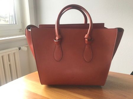 Celine Leder Knot Bag / Krawattentasche