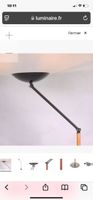 Moderne Stehlampe neu schwarz/braun
