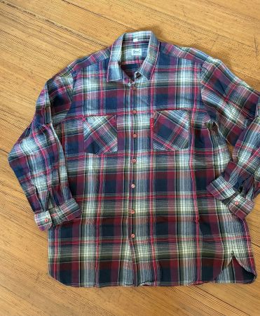 Hemd JENNI Made in Switzerland Gr L 43/43 kariert 100% Baumw