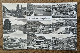 Mehrbildkarte, 9 Schweizerpässe