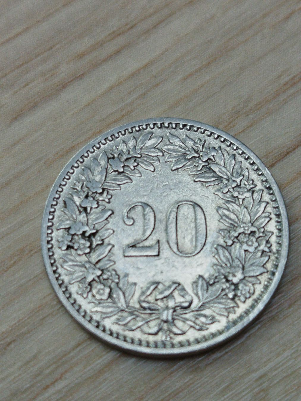 Tutti le monete: pièce de 20 centimes suisses 1908 – Usato da Châtel St Denis venduto da Magil71 1