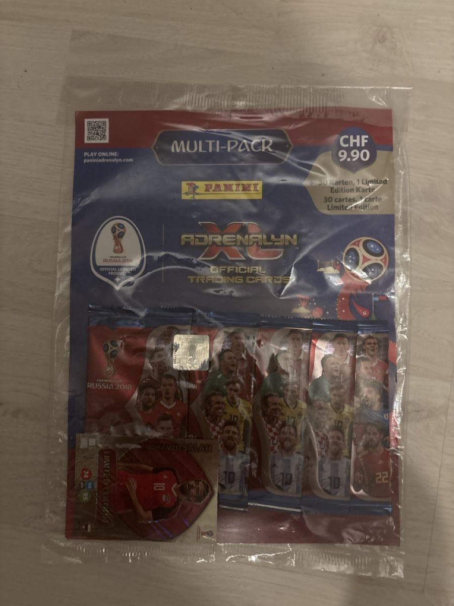 Panini Sammelbilder & Trading cards: FIFA World Cup 2018 Adrenalyn XL Multi-Pack – Neu und originalverpackt aus Zürich von dav_j8n6