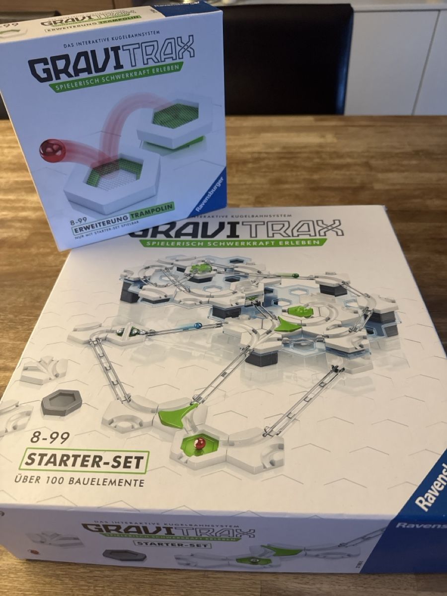 Ravensburger Giochi: Gravitrax Starter Set + Trampolin Erweiterung, Top! – Usato da Wangen ZH venduto da Mp1976