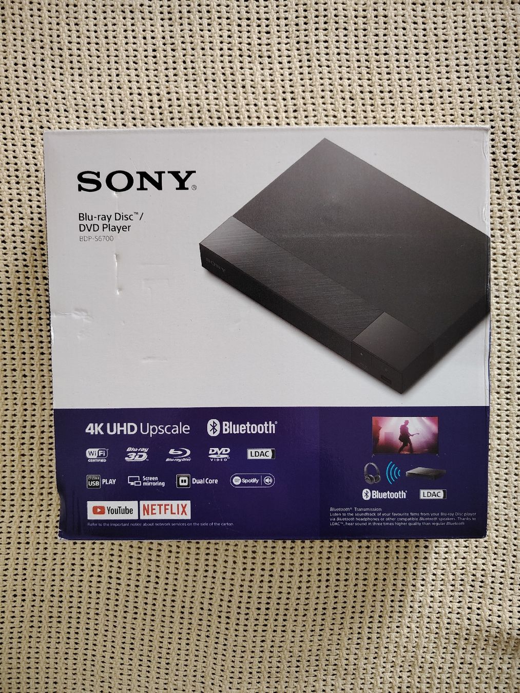 Sony Sistemi audio & multimediali: Sony Blu-ray Disc Player black NEU – Nuovo (secondo la descrizione) da Langenthal venduto da nel_yth6 3