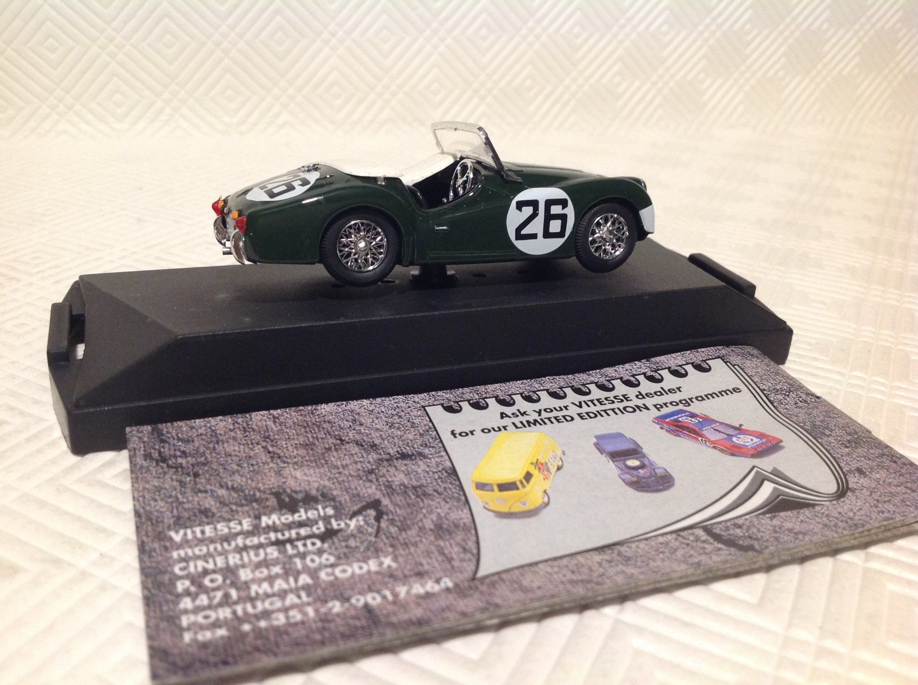Triumph Modellini d'auto: Triumph TR3A " Le Mans 1959 "  1:43 – Nuovo (secondo la descrizione) da Seuzach venduto da Jage 2