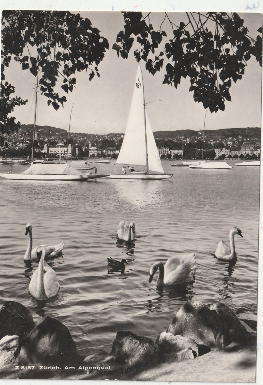 Cartoline postali: Zürich – Usato da Lumbrein venduto da made02