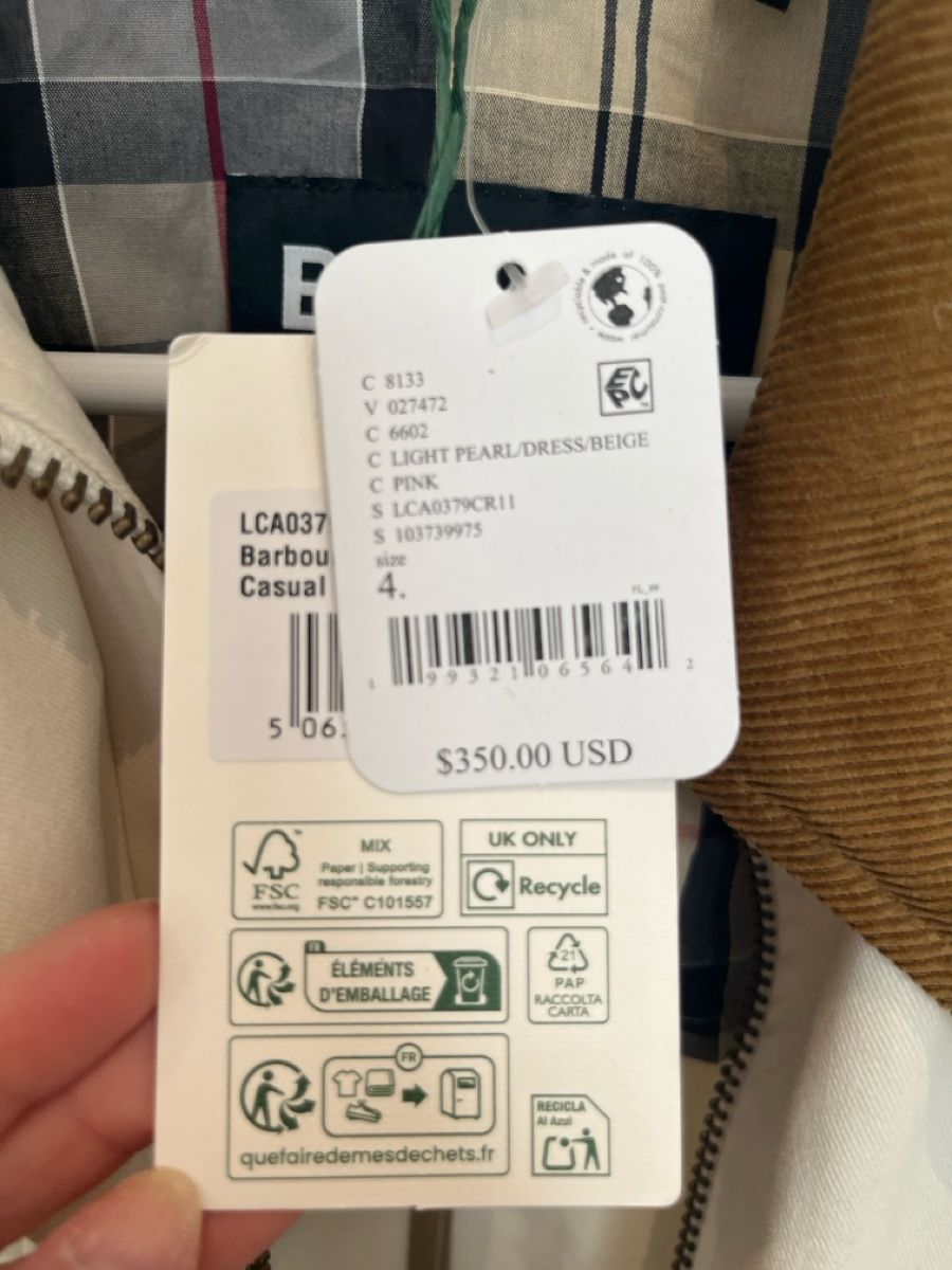 Barbour Giacche: Barbour Jacket – Nuovo (secondo la descrizione) da Zug venduto da bollicina13 1