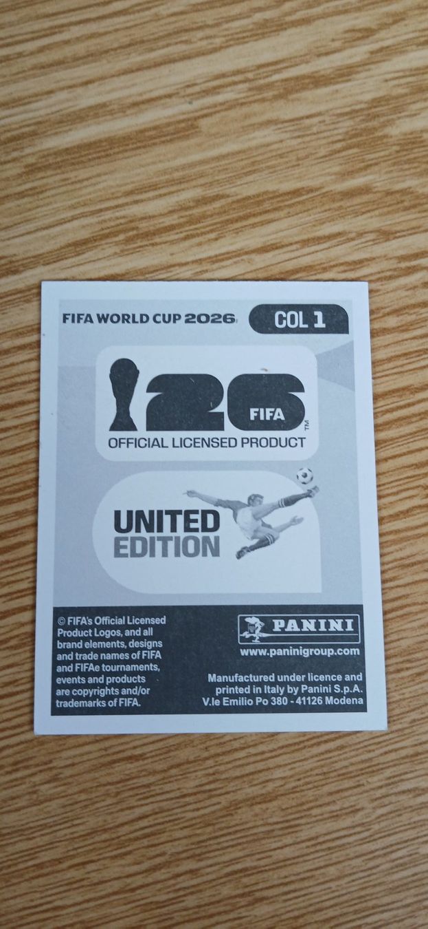 Panini Carte collezionabili: Panini World Cup 2026 – Usato da Willisau venduto da roger_meier 1