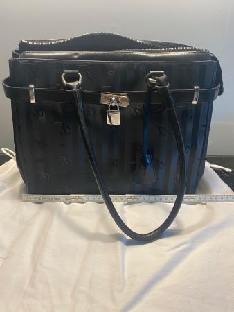Mollerus Business Handtasche Schwarz Top Zustand!