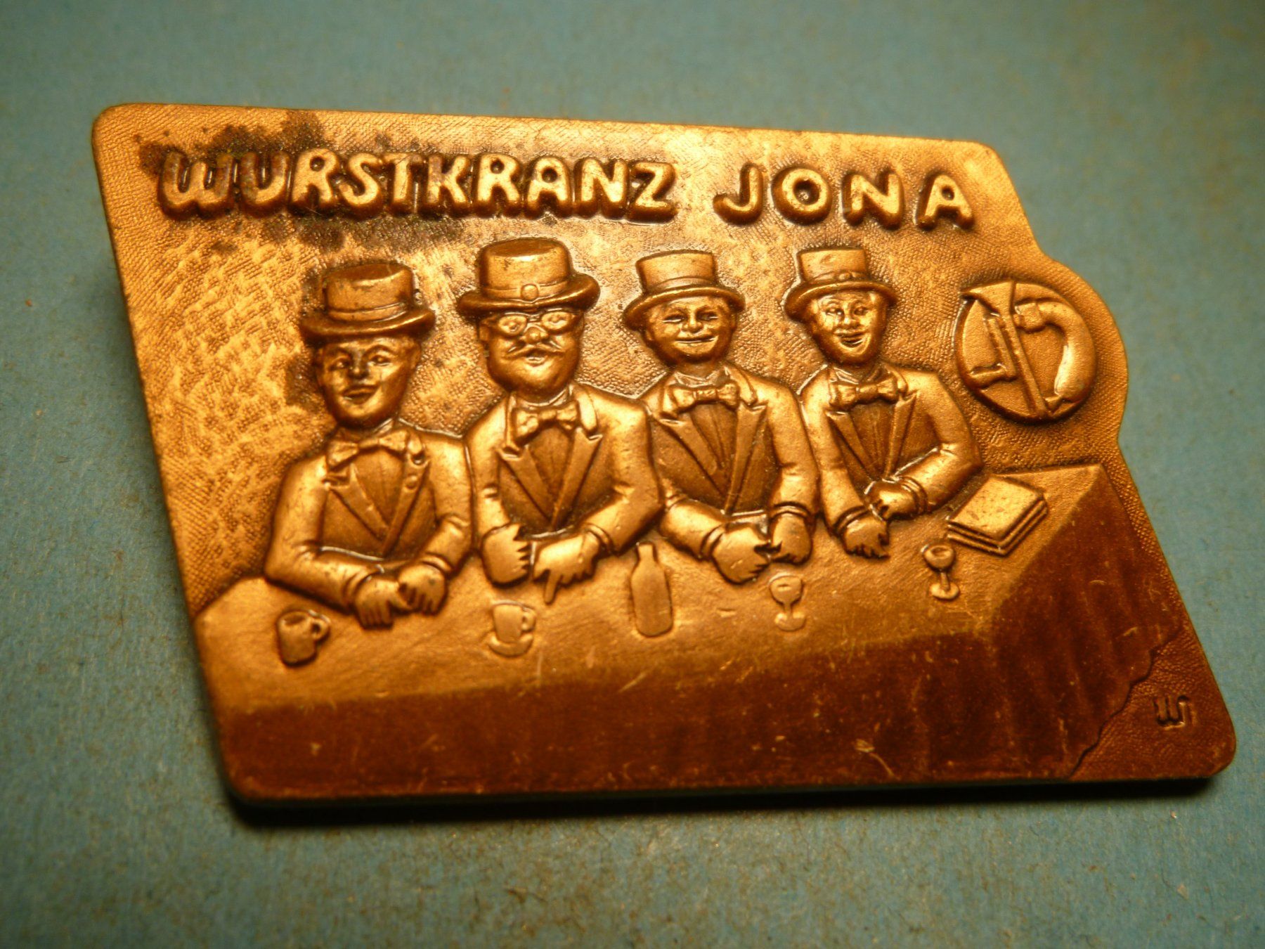 Plaketten & Abzeichen: FG WURSTKRANZ JONA BRONZE – Gebraucht aus Ried (Muotathal) von Mandarin02