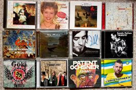 12 CDs SWISS ARTISTS 4 SIGNIERTE KANDLBAUR LAUTERBURG JORDI