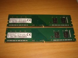 2 Stück 8gb ddr4 3200. Kingston. Details siehe Bildern.