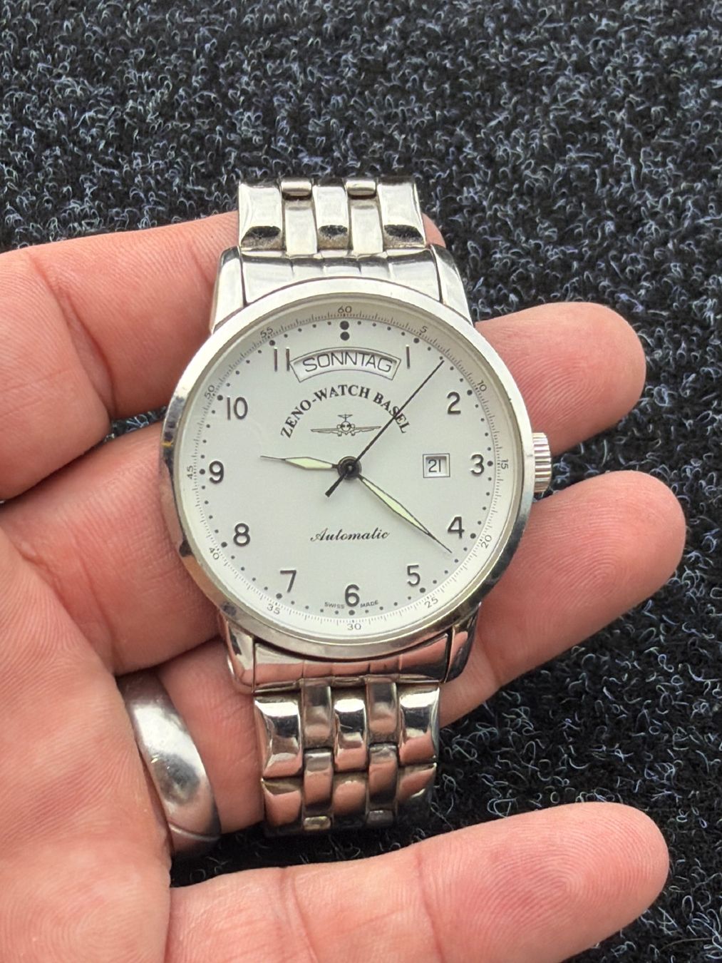 Zeno Montres: Zeno-Watch Basel Automatic – Défectueux à Schlieren par Luxury.Time
