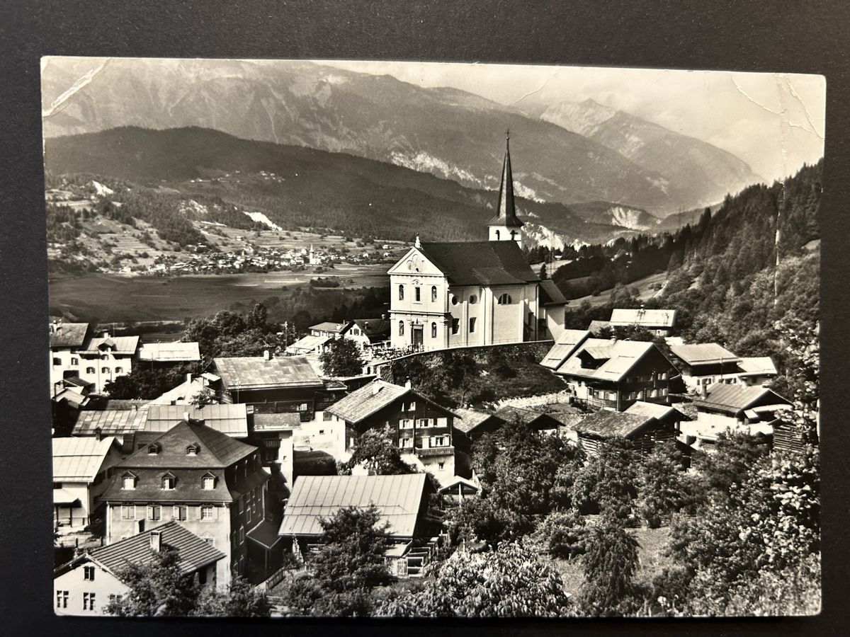 Ansichtskarten: Sevgein GR Dorf AK – Gebraucht aus Fanas von Alessio11