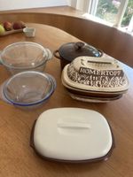 Römertopf Tupperware Glass Casserole Glasbehälter Töpfe 
