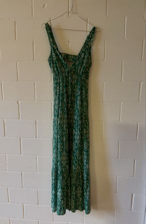 Kleid High Spirits gemustert grün Grösse M guter Zustand