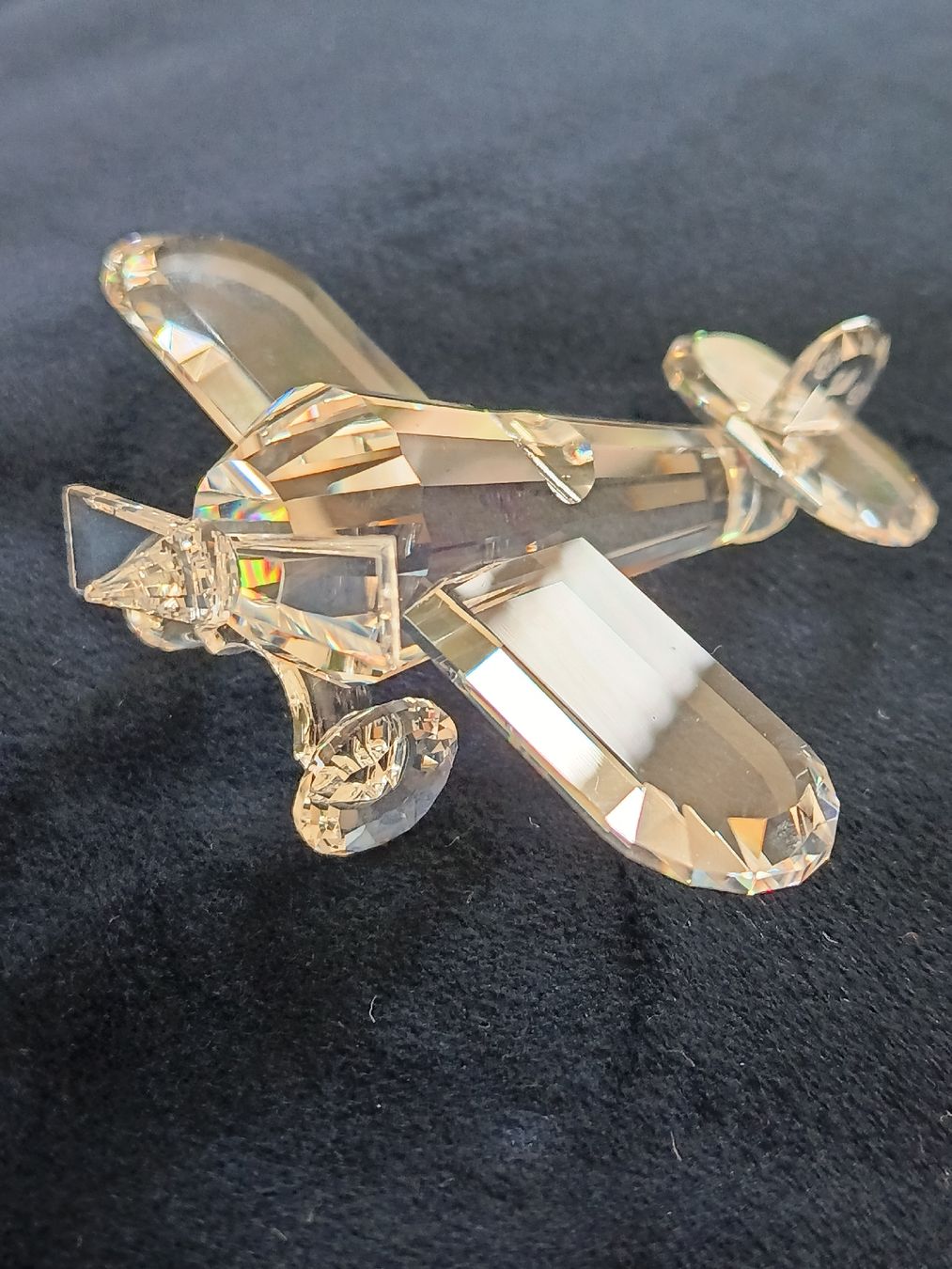 Swarovski Statuette: Swarovski Propeller Flugzeug – Usato da Sevelen venduto da ronja666 8