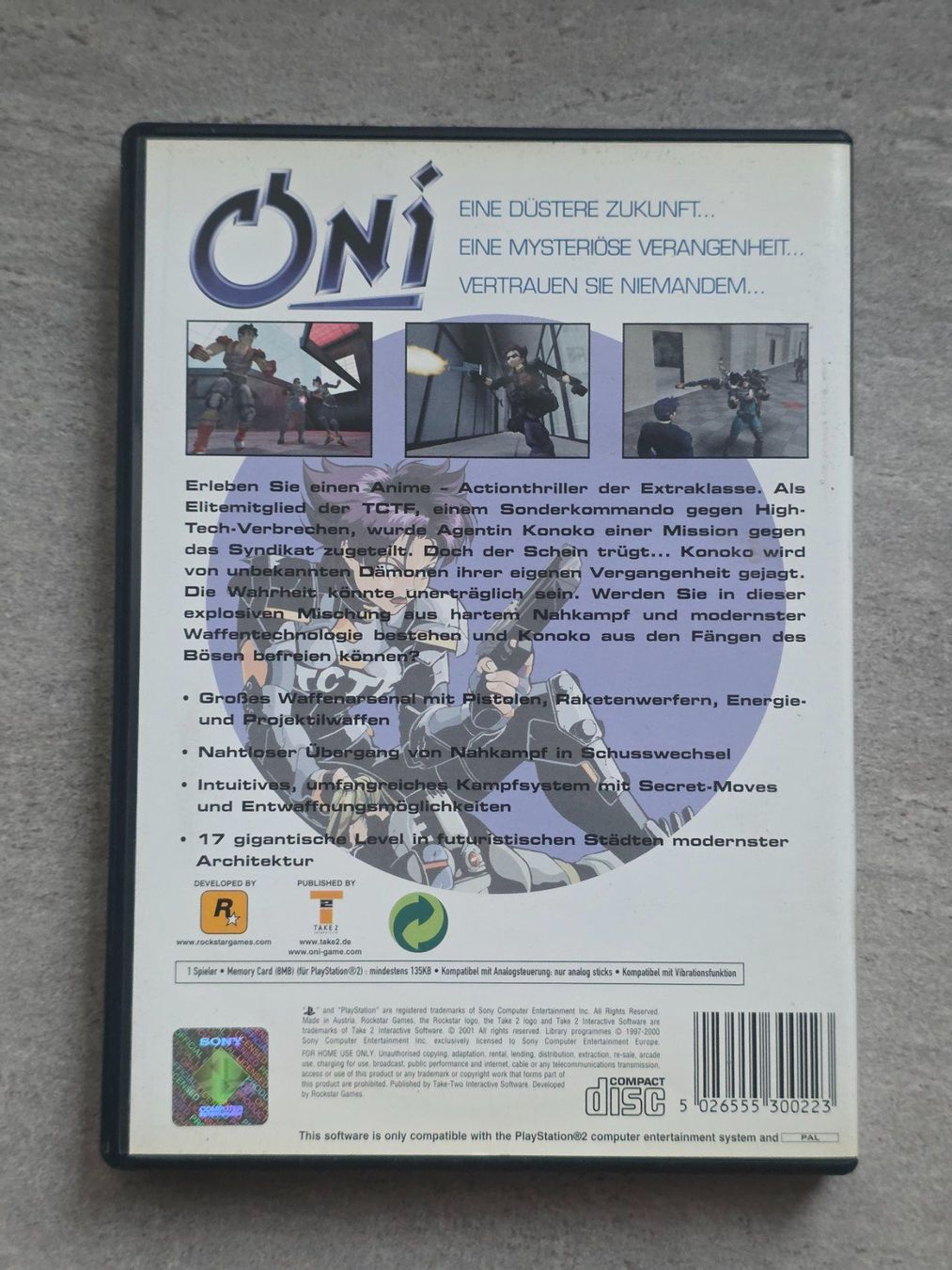 Sony Giochi: PlayStation 2 Game - ONI - PS2 Spiel – Usato da Münchenbuchsee venduto da RipiRip 2