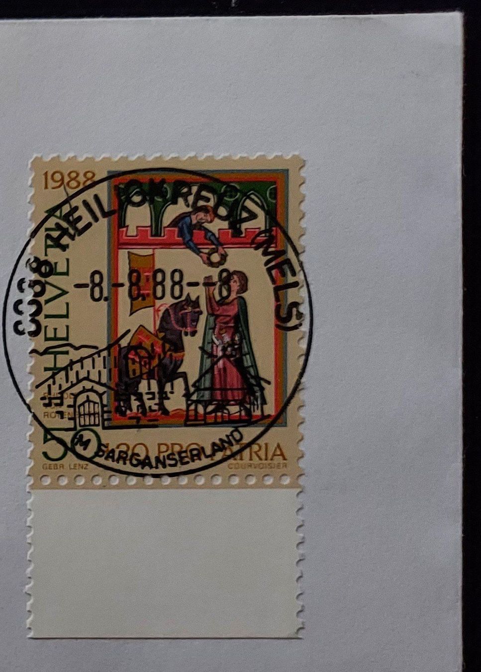 Alle Briefmarken: Schweizer Minnesänger – Neu (gemäss Beschreibung) aus Lyss von rochen54 1