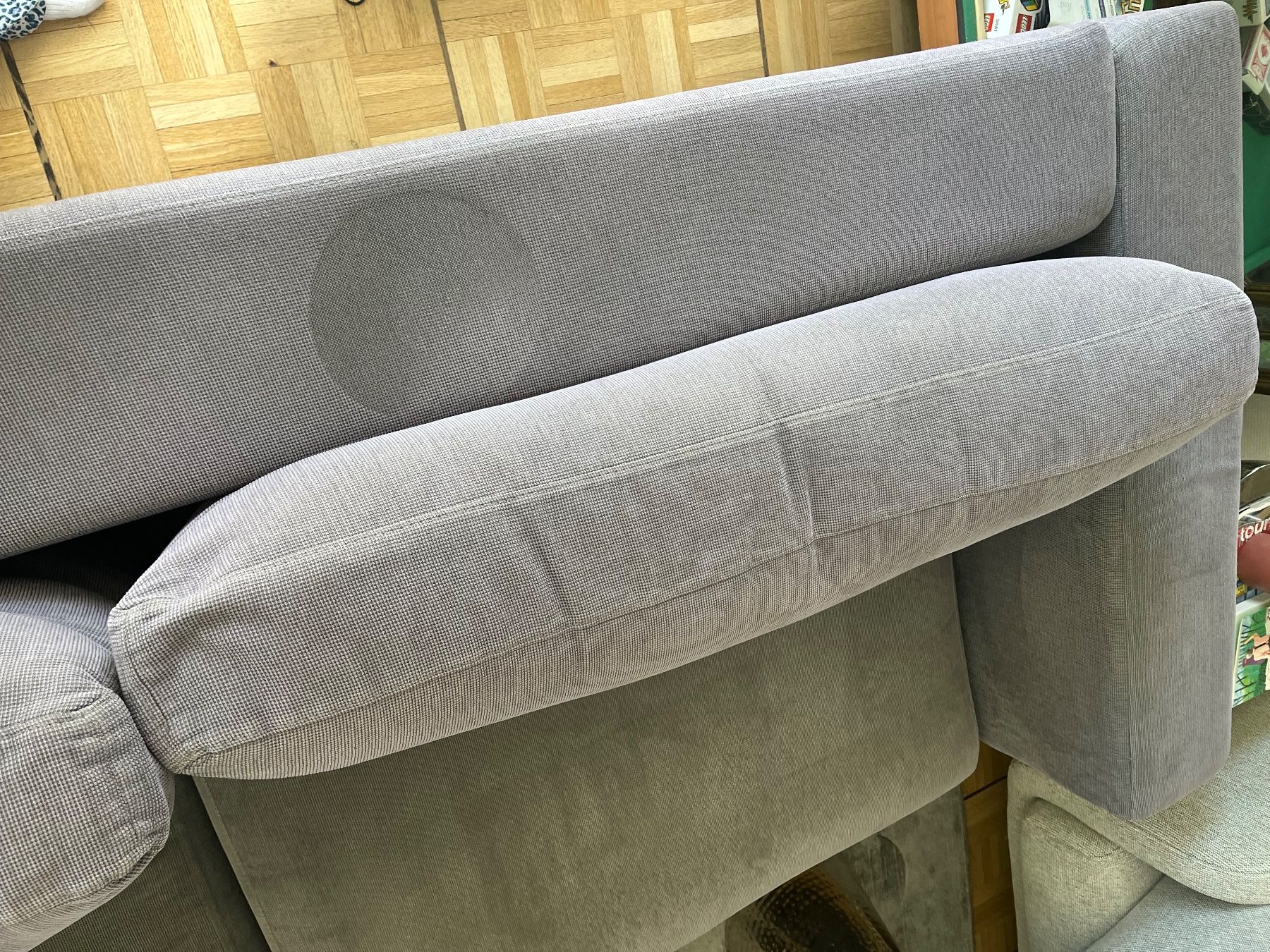 Boconcept Divani: Canapé d’angle Bo Concept tissu gris – Usato da Genève venduto da Tangerine12 3