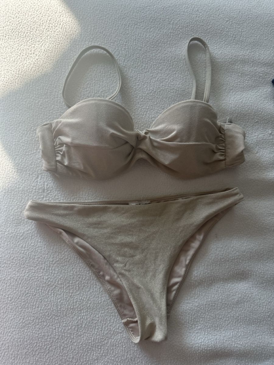 H&M Costumi da bagno & Bikini: Bikini H&M beige/gold Grösse 75A – Usato da Zug venduto da a.marryl 1