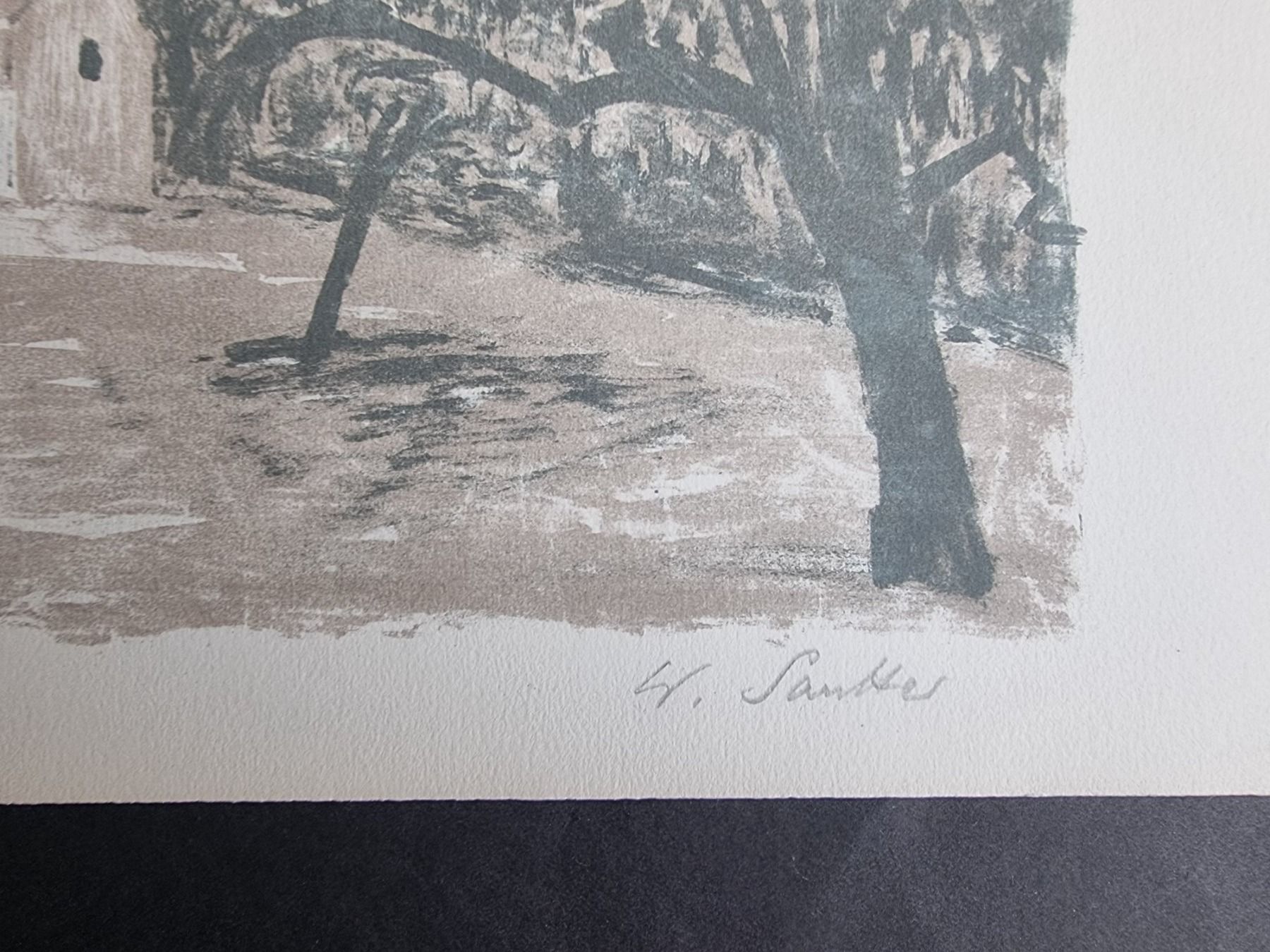 Grafica & Litografie: WALTER SAUTTER  LITHOGRAPHIE SIGNIERT NUMMERIERT – Usato da Gersau venduto da grafik-kunst 2