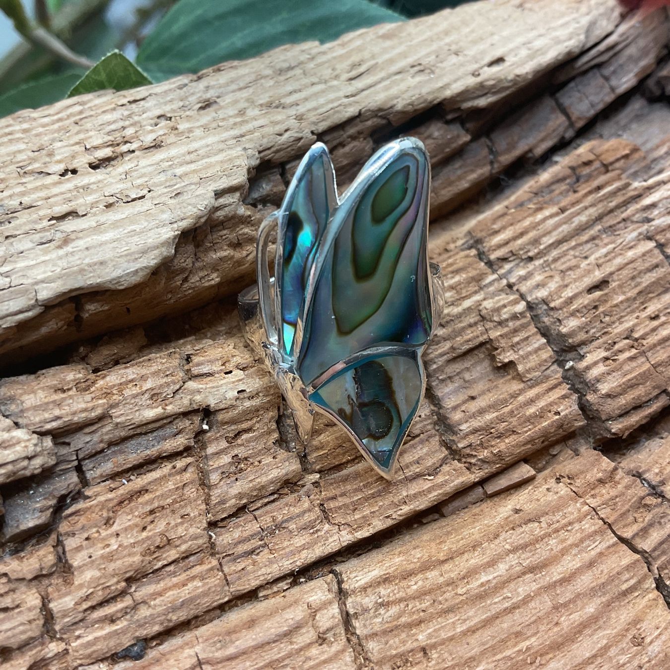 Ringe: Silberring mit schimmerndem Perlmutt, Gr.56 – Neu (gemäss Beschreibung) aus luzern von Alpendorf1