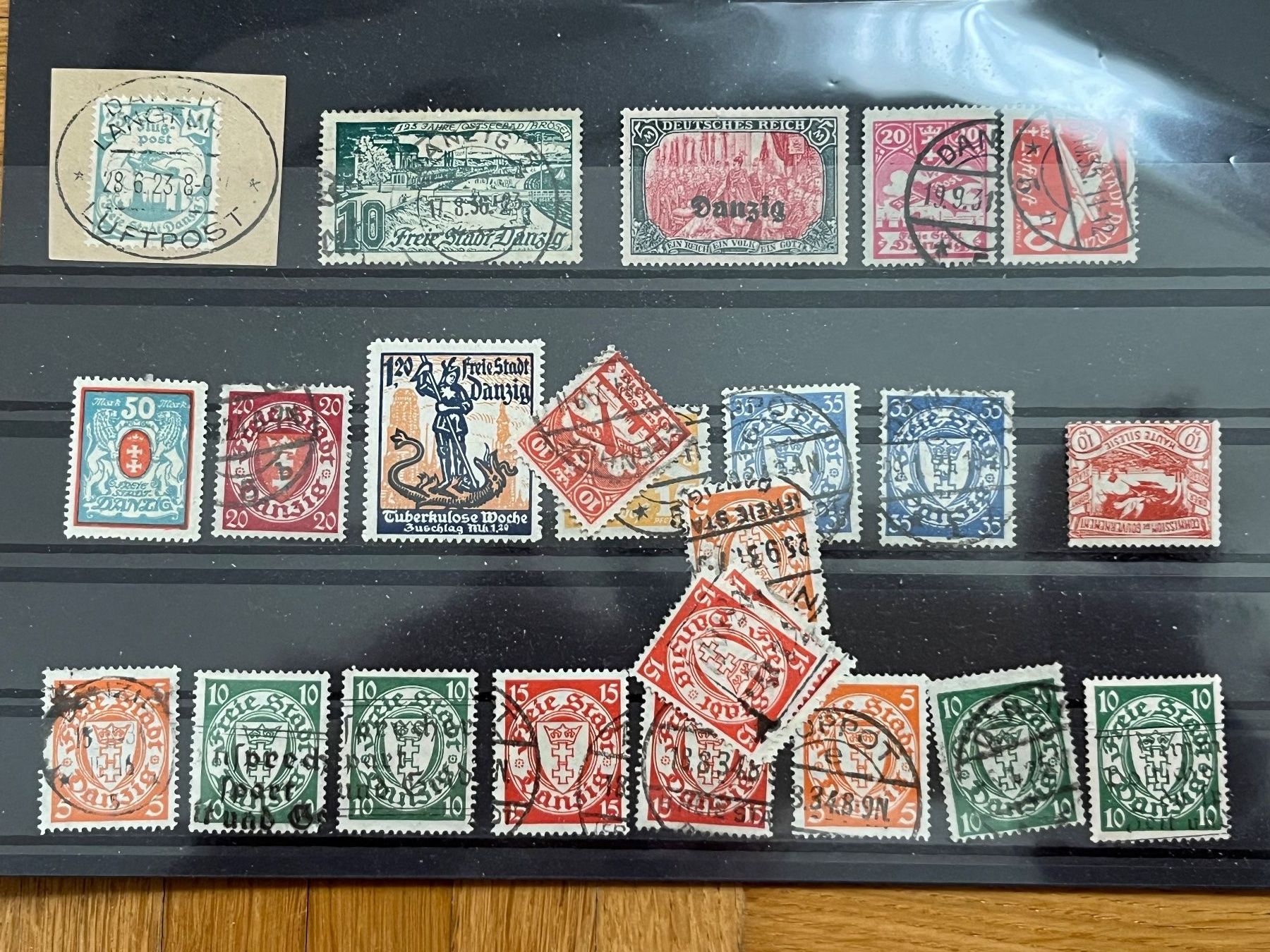 Tous les timbres: Serie Freie Stadt Danzig – D'occasion à Romanshorn par luxcollect
