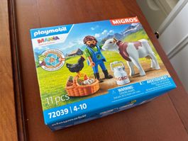 Playmobil Migros Mani- 72039 - Tierlihof - 4-10 jährig - NEU