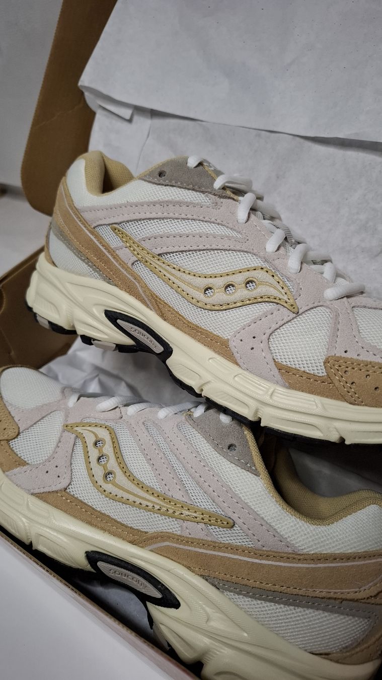 Saucony Scarpe da uomo: Saucony RideMillenium, couleur crème et beige, taille 44 – Nuovo e nell'imballaggio originale da Le Landeron venduto da rue_k9kg 2