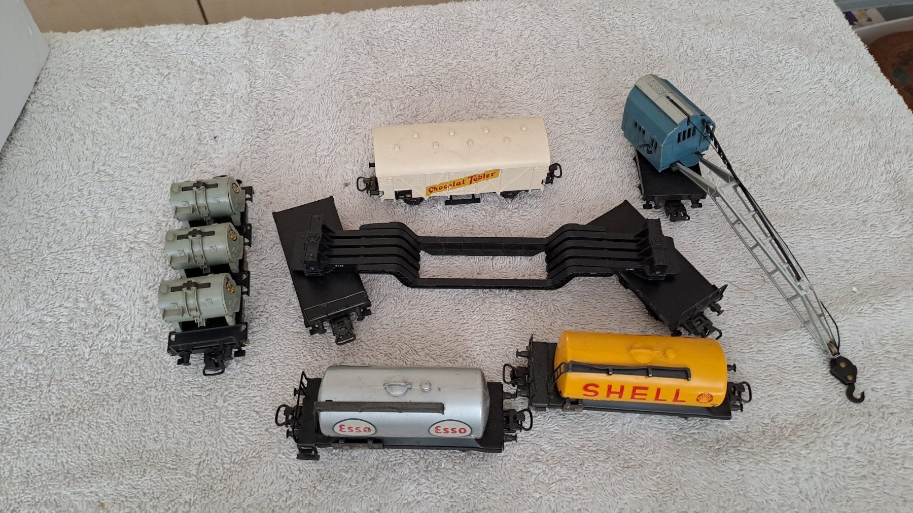 Märklin Modellini di ferrovie: Märklin 18 Güterwagen H0 WS/13 – Usato da Winterthur venduto da Riebeli333 1