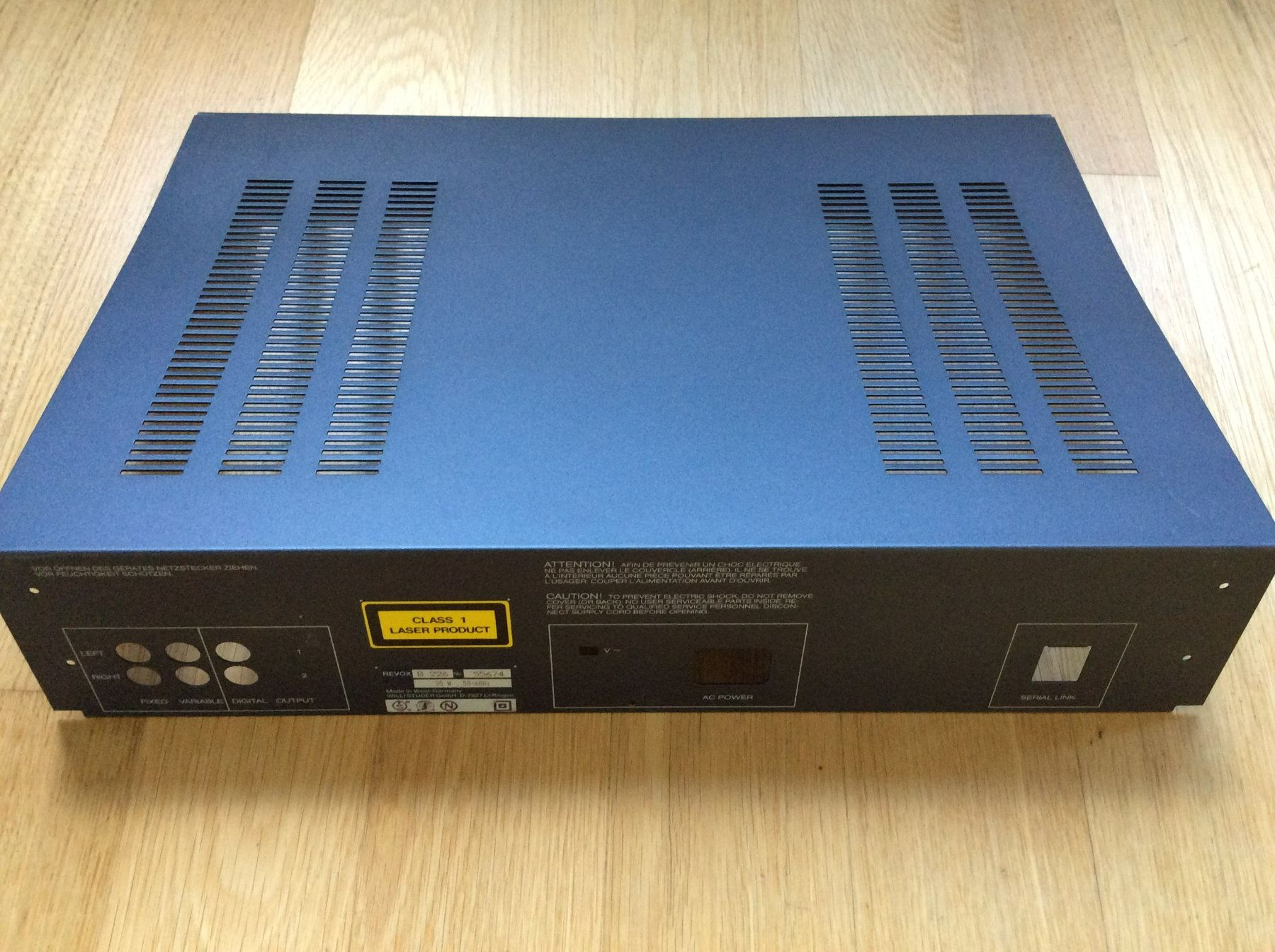 Revox Audio- & Mediensysteme: REVOX DECKEL  ZU B226 CD-PLAYER – Gebraucht aus Rheinfelden von Stuvox