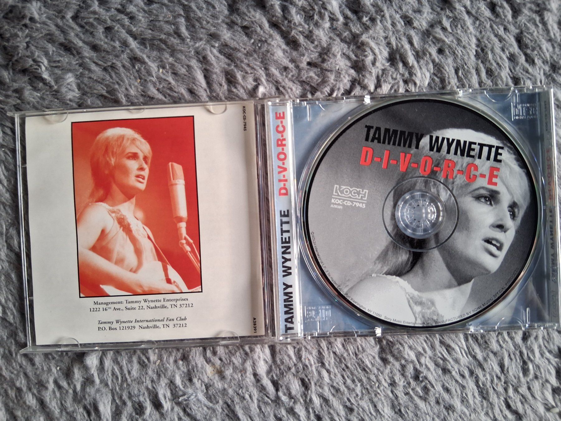 CDs: TAMMY WYNETTE    DIVORCE    CD – Gebraucht aus Wetzikon ZH von Ramones01 2