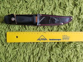 Messer rostfrei Edelstahl mit Scheide 19cm gebraucht