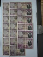 Spanien, 1928 Banknoten, Fünfzig Peseten, verschiedene Serie