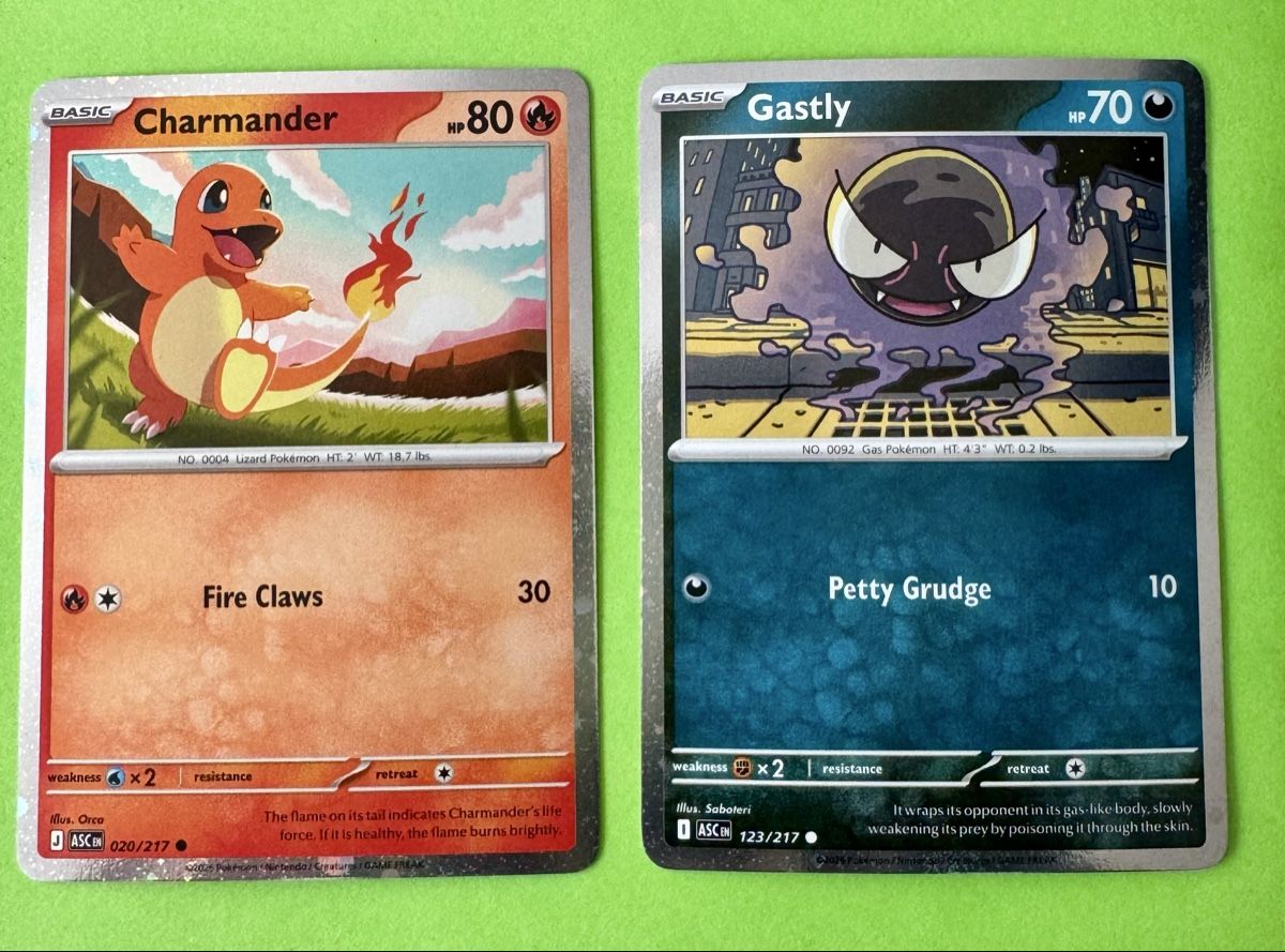 Pokémon Carte collezionabili: Pokemon Promo Charmander und Gastly – Usato da Wettingen venduto da beki14