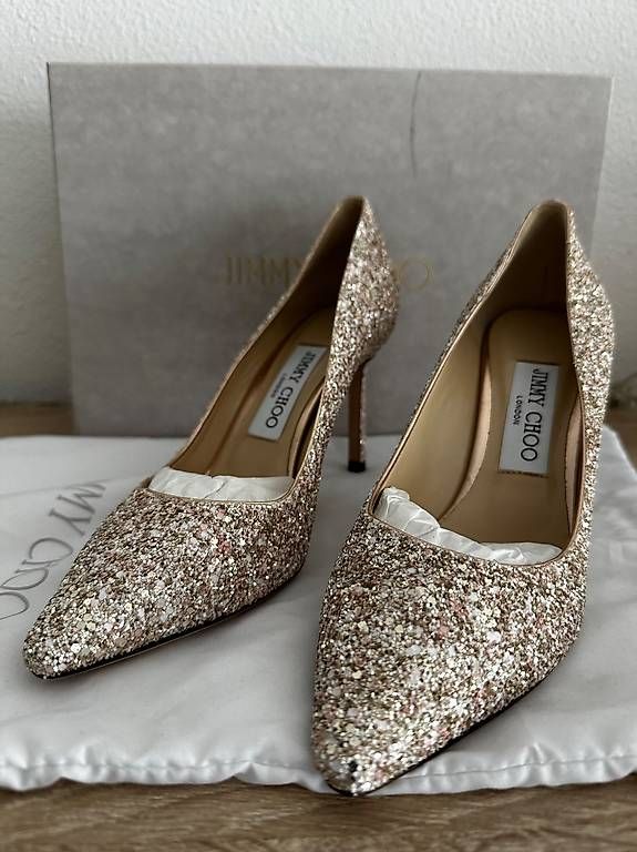 Scarpe da donna: Jimmy Choo Schuhe Glitter Romy 37 – Usato da Zürich venduto da justynapl