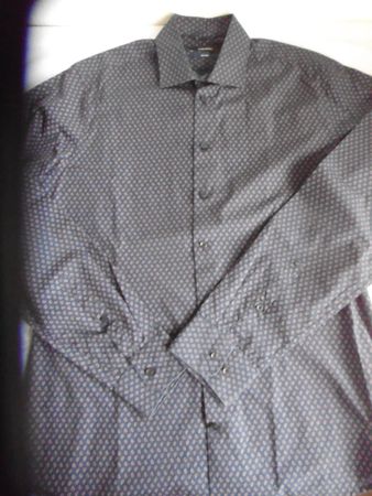 Hemd Herren Gr. M von Seidensticker Blau 100 % Baumwolle