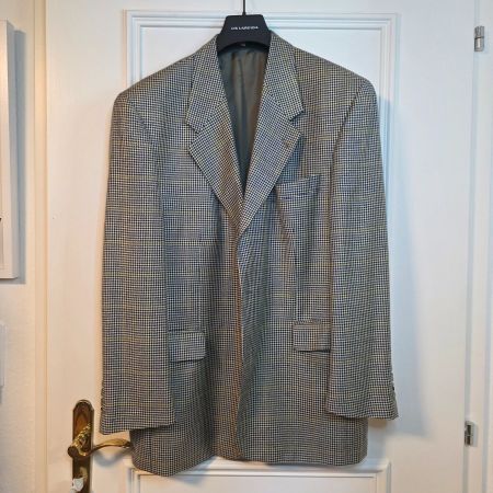 ✨ Vintage Bogart Sakko Wolle Seide Gr.50/52 TOP Pepita
