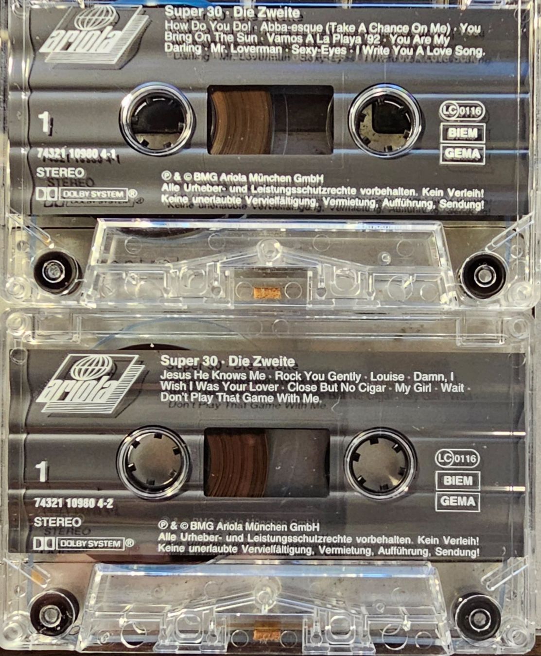 Musicassette: MC - Super 30 - Die Zweite – Usato da Wahlen b. Laufen venduto da Cg10 2